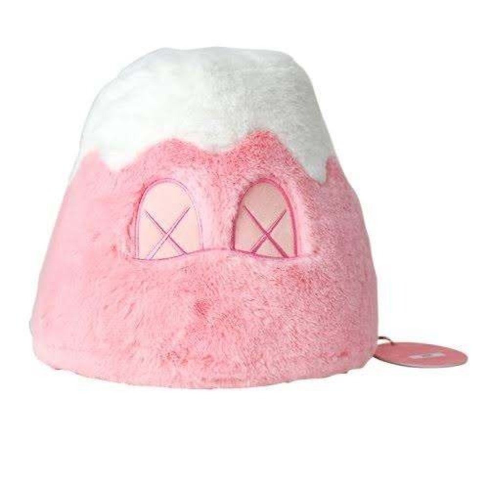 KAWS‎ Holiday Japan Mt Fuji Plush Pink White Collectible Designer Art Toy #3649